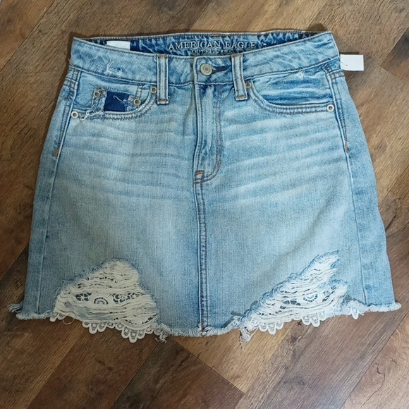 American Eagle Outfitters Dresses & Skirts - 🟢4/$15🟢 8oz (A23) AEO denim skirt